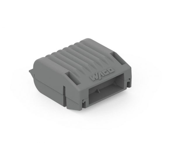 Gelbox 207-1431 pentru cabluri derivatie cu gel, conectori de max. 6 mm²; fara conectori pentru cutia de jonctiune; Marimea 1-gri