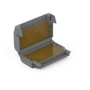Gelbox 207-1333 pentru cabluri derivaţie cu gel, conectori de max. 4 mm; fără conectori pentru cutia de joncţiune; Mărimea 3 gri