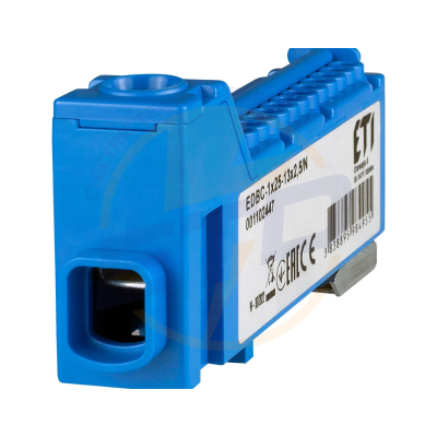 Bloc distributie EDBC-1x25-13x2,5 , albastru Bloc distributie EDBC-1x25-13x2,5/N , albastru