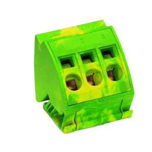Bara colectoare conexiuni (10 x 3) mm fara butoane CAGE CLAMP® 16,00 mmp verde-galben 812-110