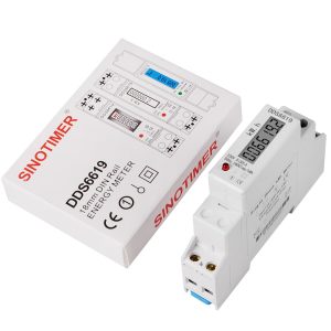 Contor monofazat de energie electrica Sinotimer 230V AC 50Hz 2.5(60)A ecran digital LED DDS6619-002-30A