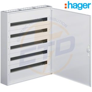 Tablou metalic aparent 180 module 5x36 cu plastroane HAGER FW536W Tablou metalic aparent 180 module 5x36 cu plastroane HAGER FW536W